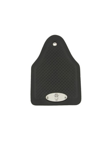 Fender Mud Flaps Rear W/Logo Black.